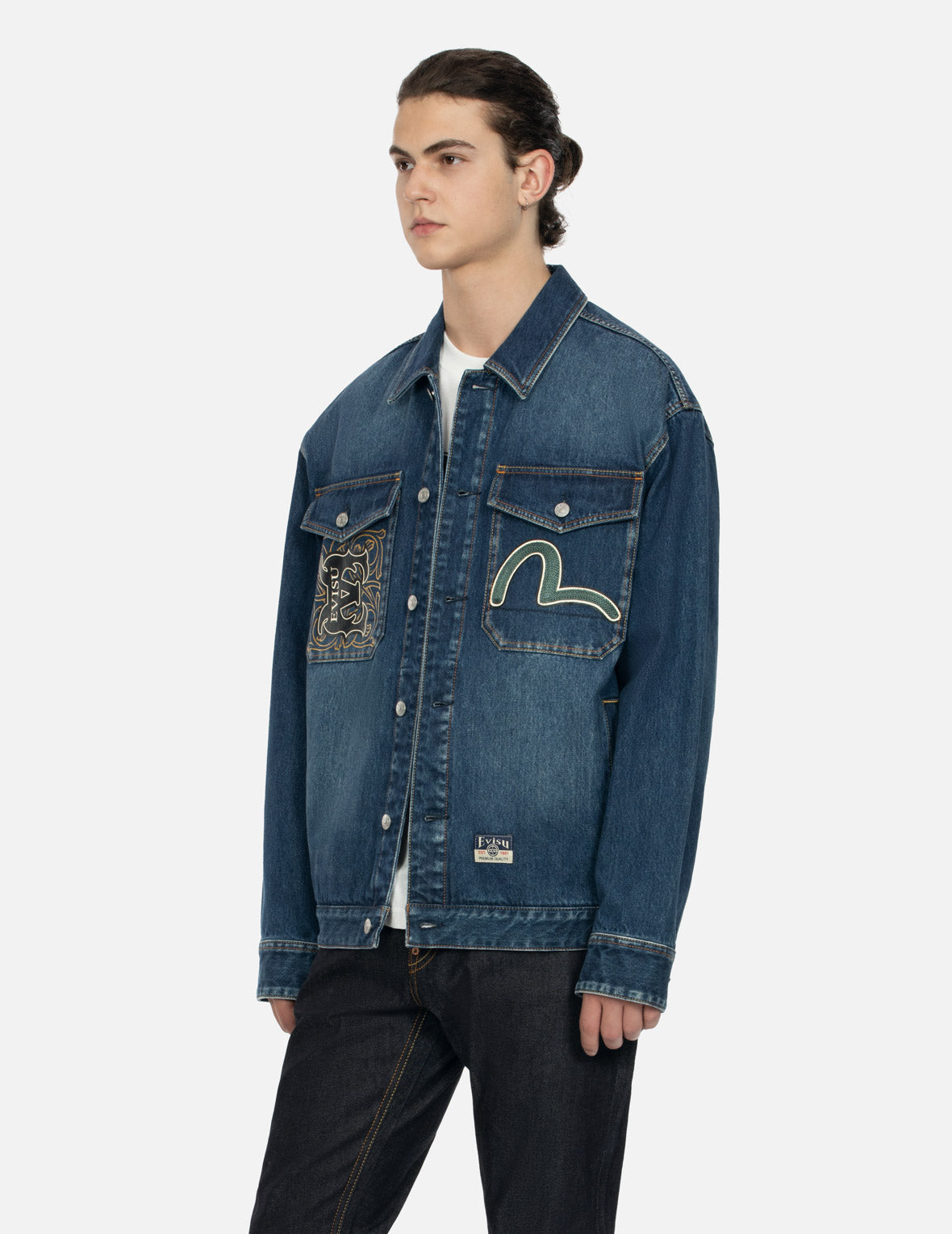 Sheridan Daicock Print and Seagull Embroidery Regular Fit