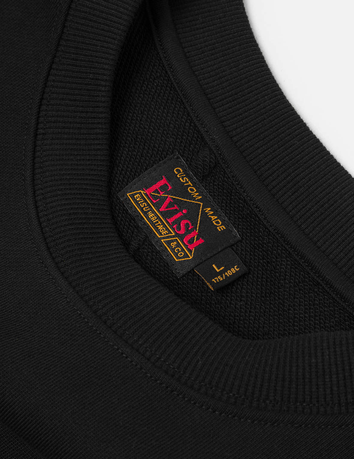 狸貓與招財貓刺繡寬版休閒衛衣