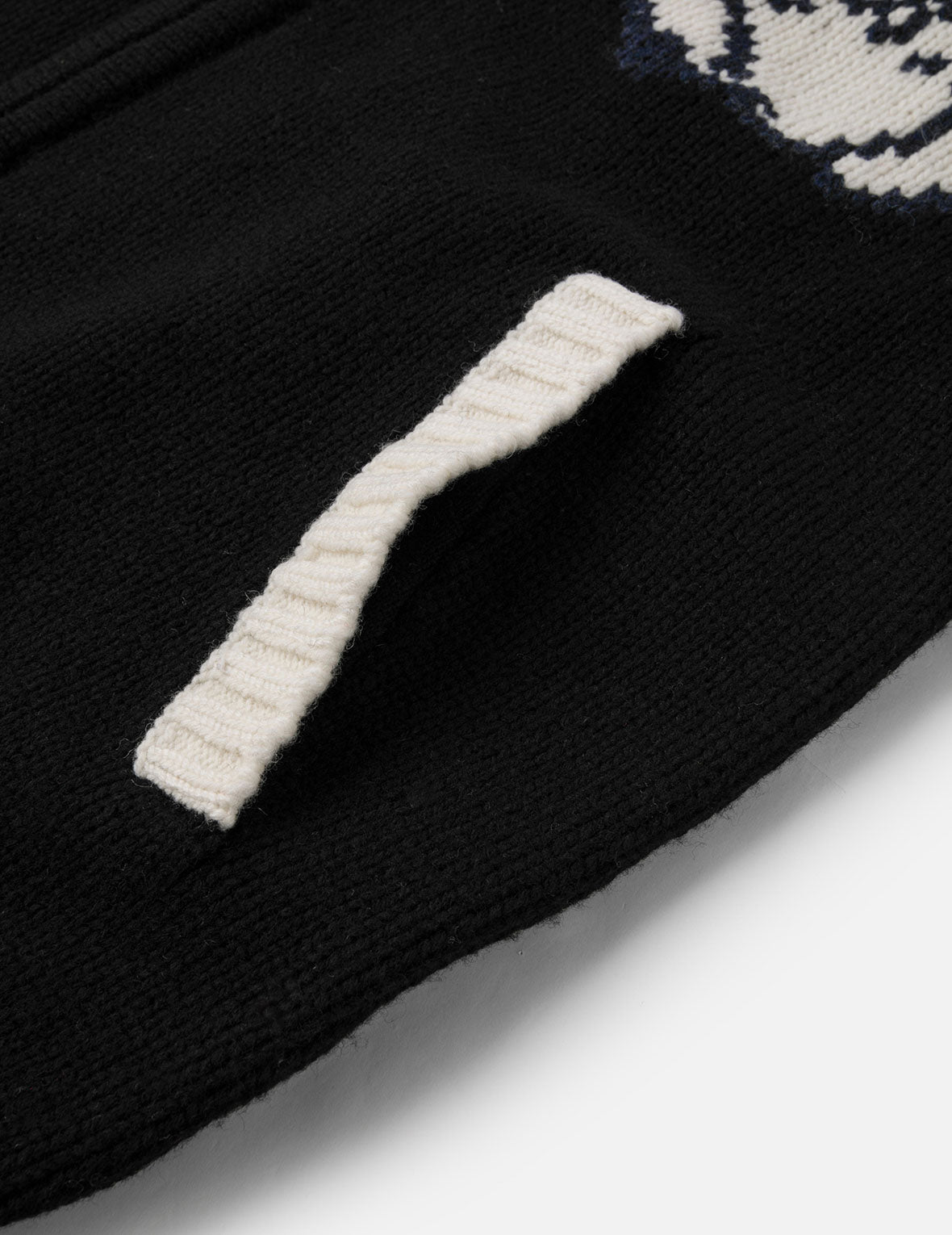 Henohenomohe Godhead Intarsia Knit Relax Fit Cardigan