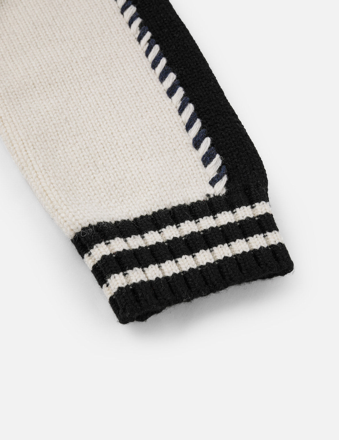 Henohenomohe Godhead Intarsia Knit Relax Fit Cardigan