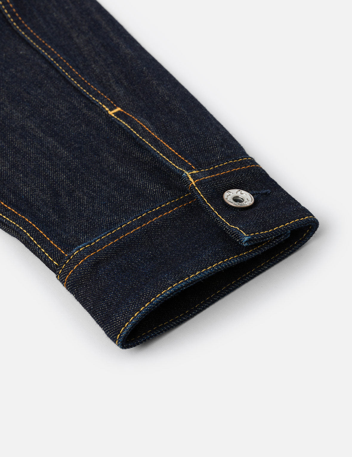 Grateful Crane Embroidery Relax Fit Denim Jacket