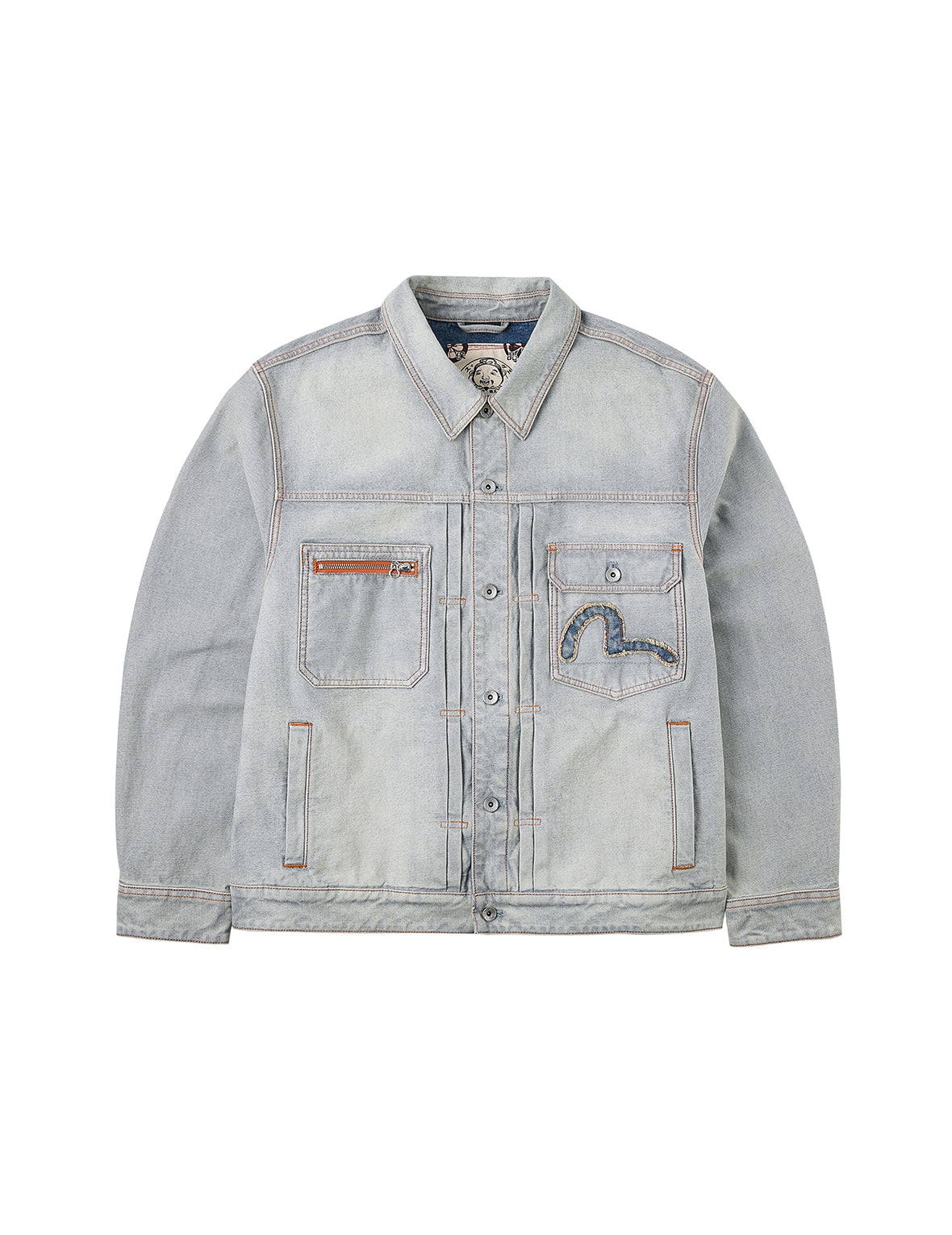 Godhead Jacquard Relax Fit Denim Jacket
