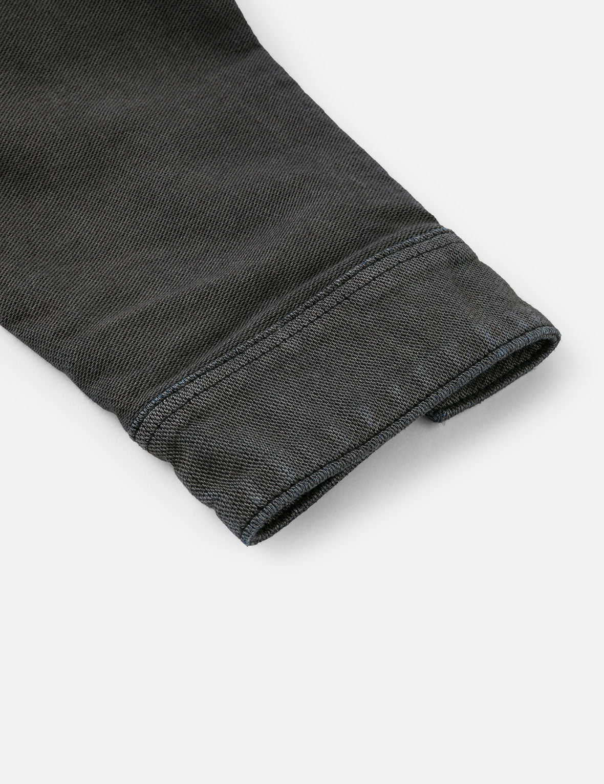 Distressed Seagull and Logo Print Relax Fit Washed Denim Jacket