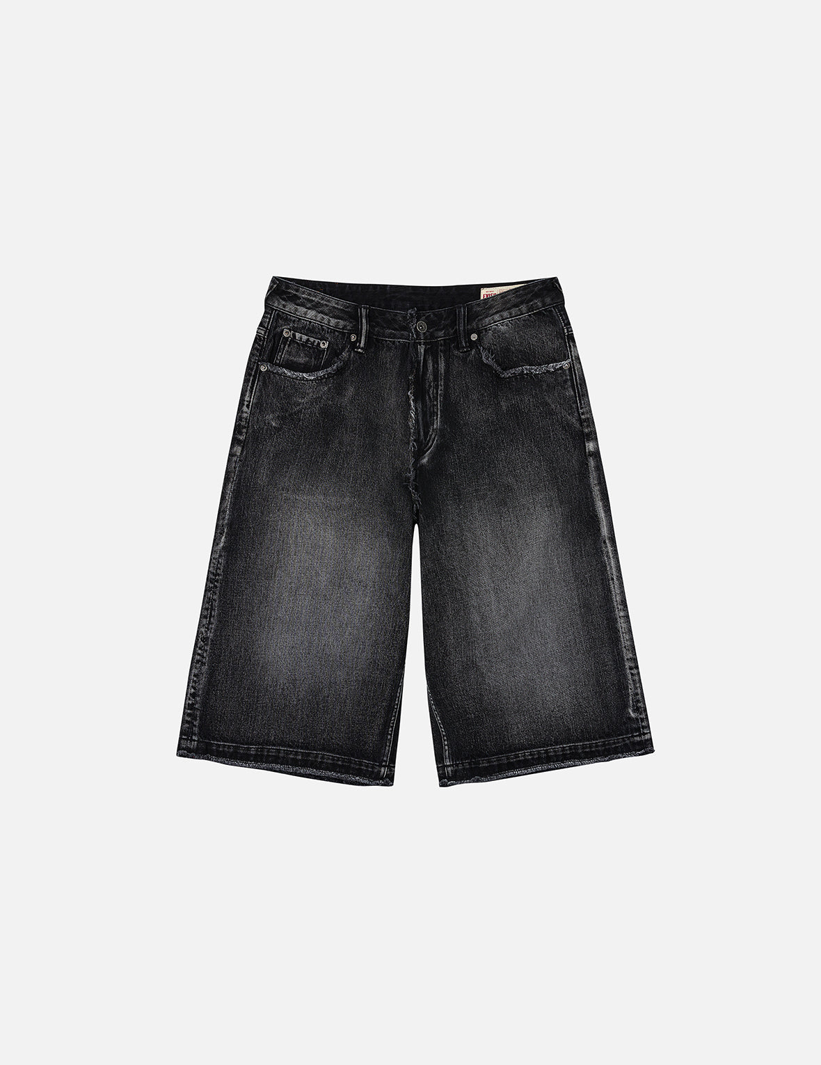 パンツ EVISU jorts Distressed Daicock Print Fashion Fit Denim Shorts – EVISU