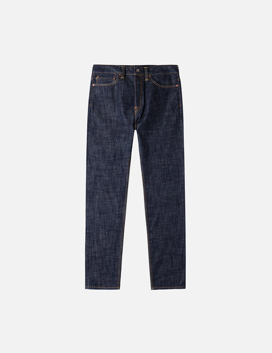 Seagull Print and Pockets Taper Fit Jeans #2017