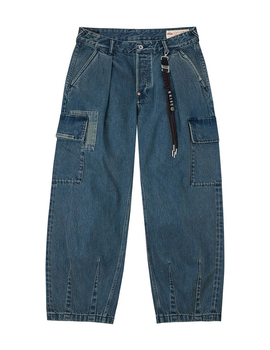 Shshiko Seagull Balloon Fit Cargo Jeans