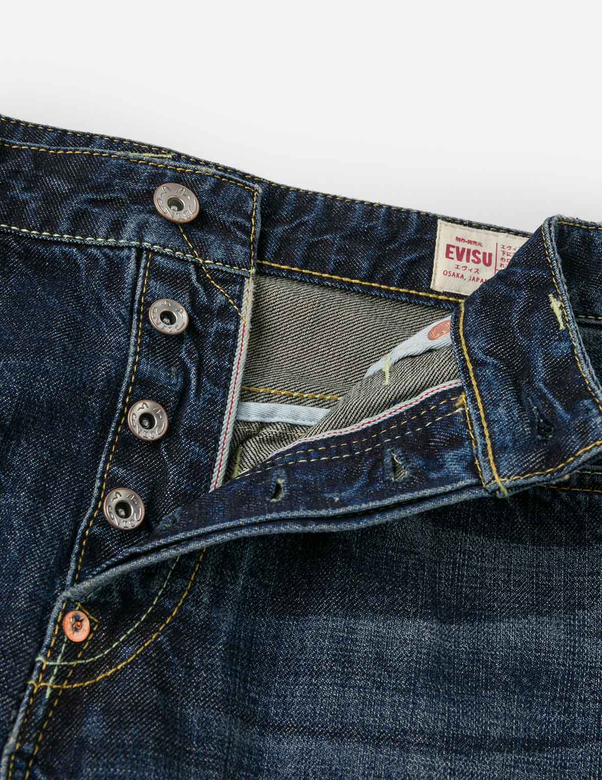 Godhead Lion Dance Daicock Print Taper Fit Jeans – EVISU