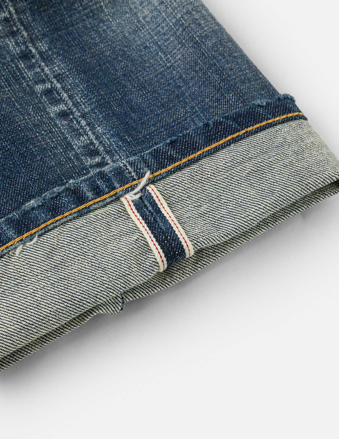 Washed Distressed Daicock Relax Straight Fit Jeans #2030