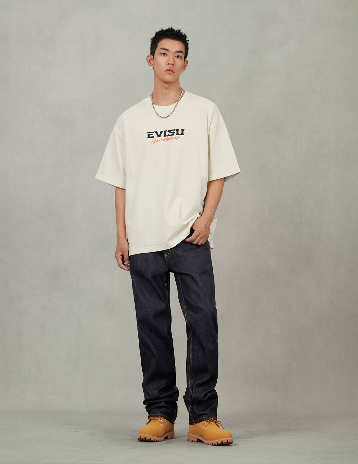 Seagull Print Pockets Regular Fit Jeans #2020 – EVISU