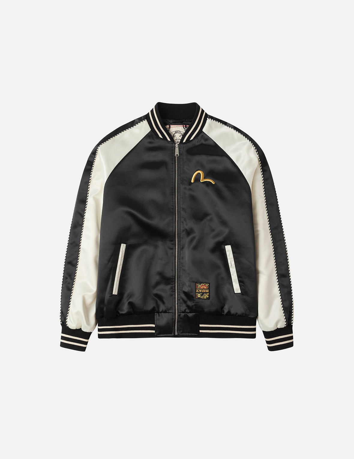 Crane Embroidery Regular Fit Souvenior Jacket – EVISU