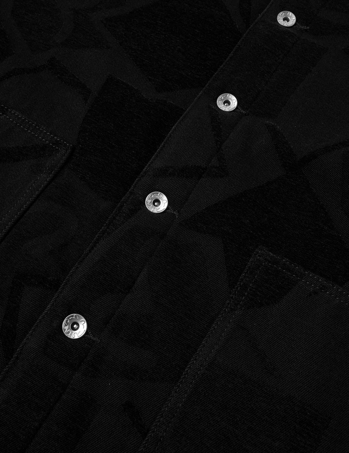 满地海鸥提花常规版型工装外套