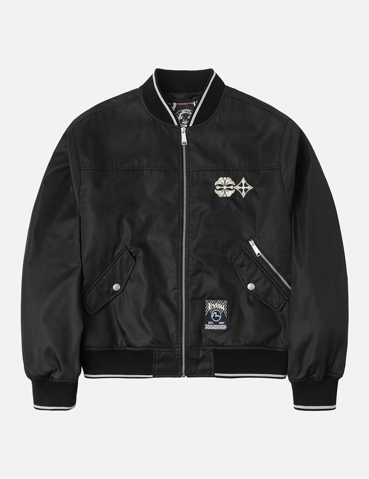 Crane inserted Daicock Relax Fit Bomber Jacket