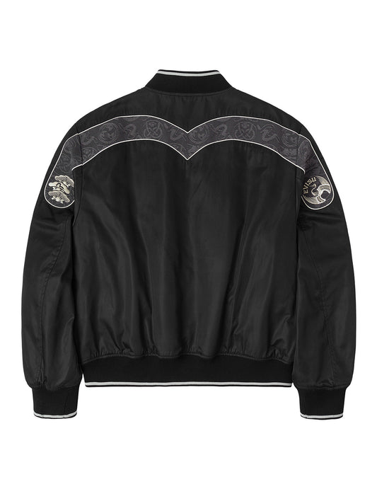 Crane inserted Daicock Relax Fit Bomber Jacket