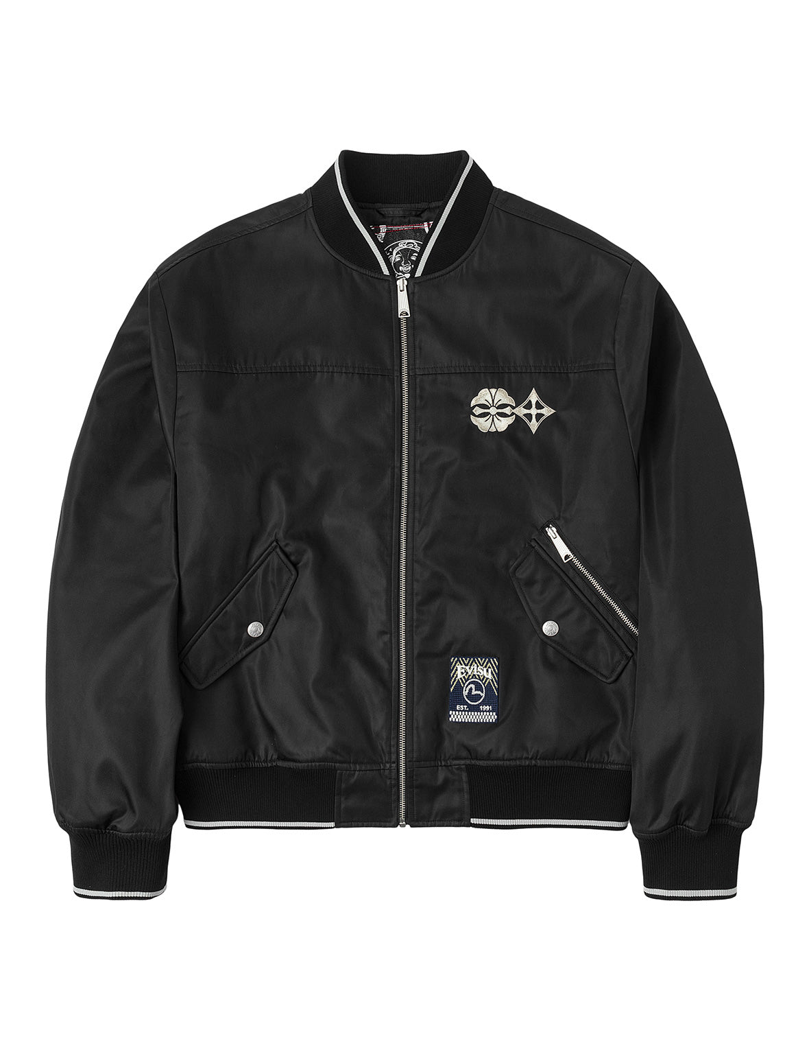 Crane inserted Daicock Relax Fit Bomber Jacket