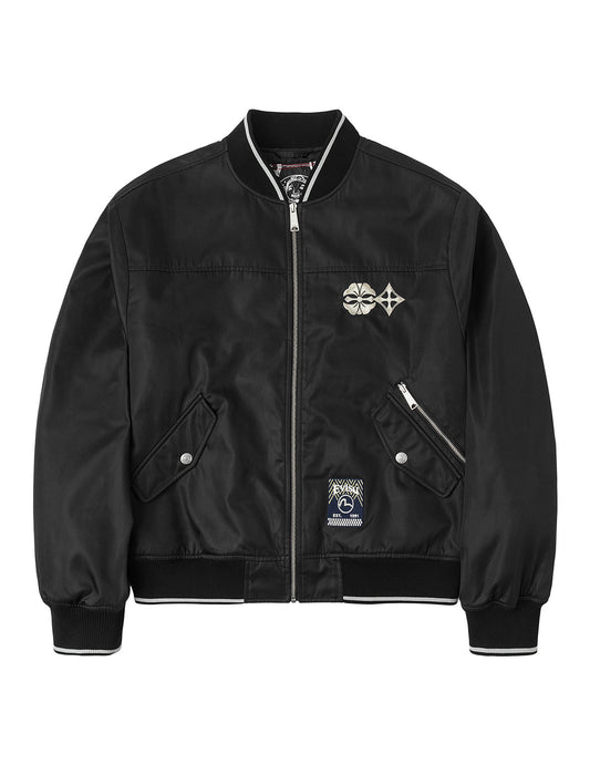 Crane inserted Daicock Relax Fit Bomber Jacket