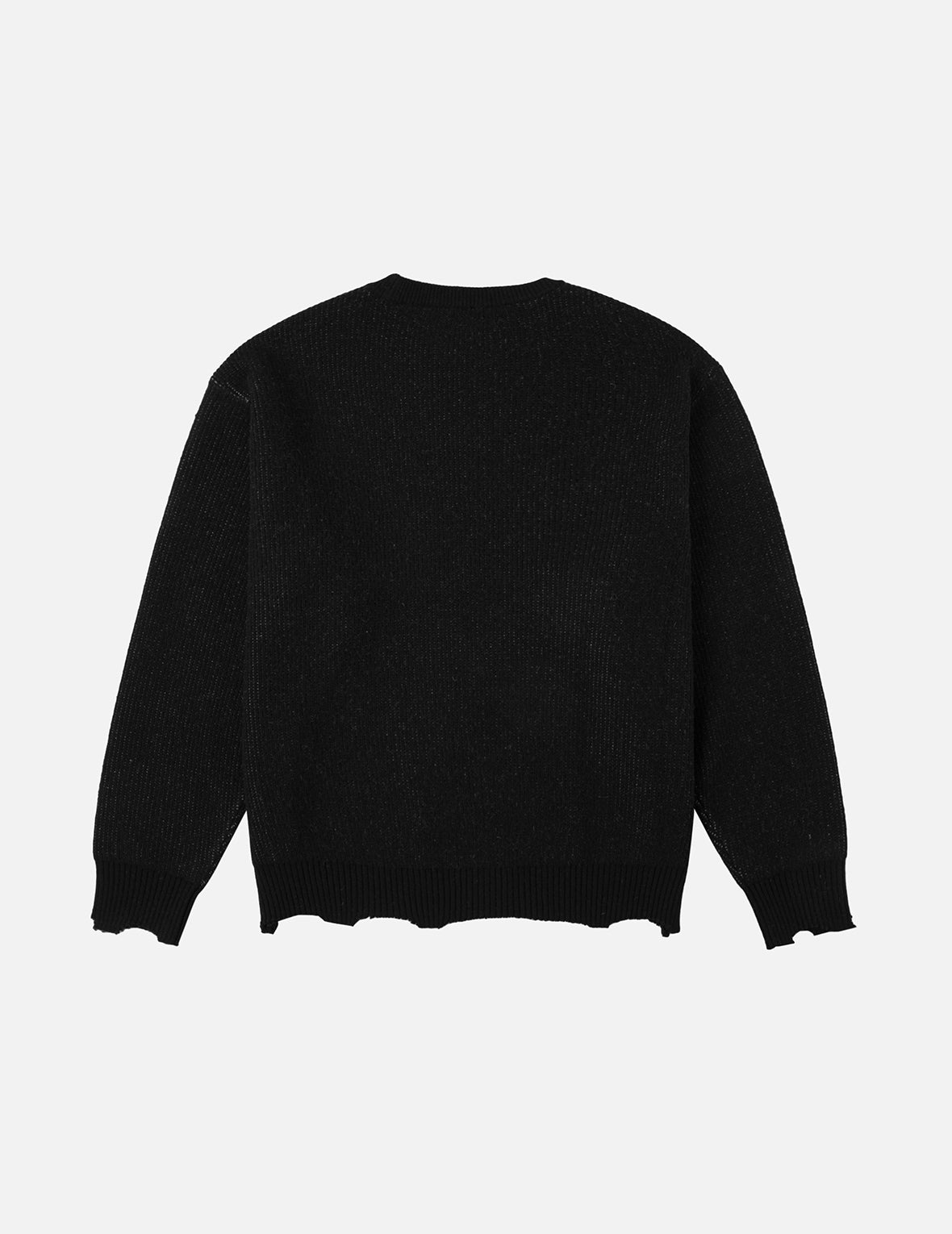 Seagull and Logo Intarsia Relax Fit Knitted Sweater – EVISU