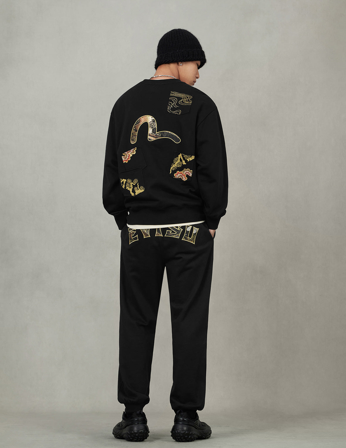 Seagull Brocade Appliqué Relax Fit Sweatshirt – EVISU