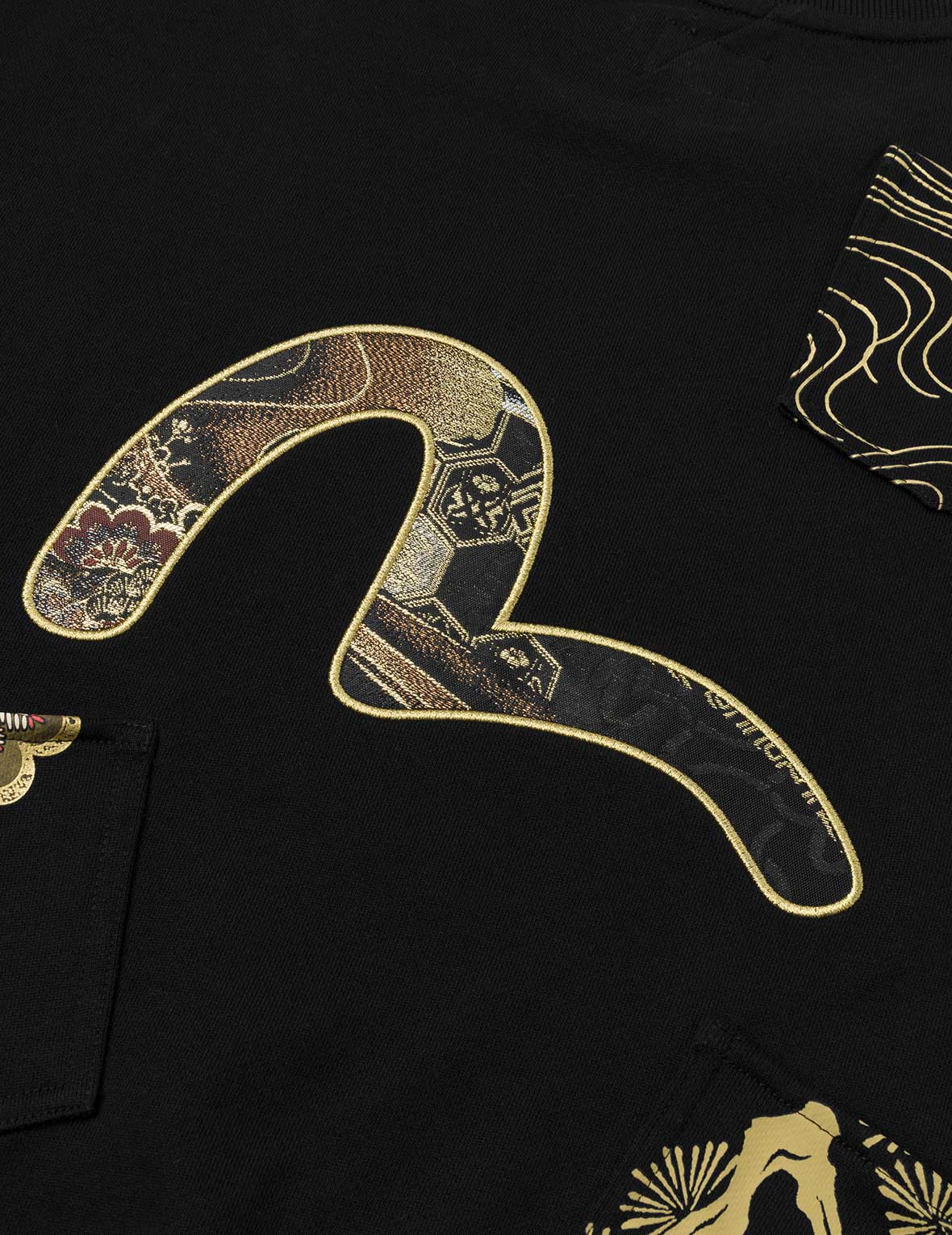Seagull Brocade Appliqué Relax Fit Sweatshirt – EVISU
