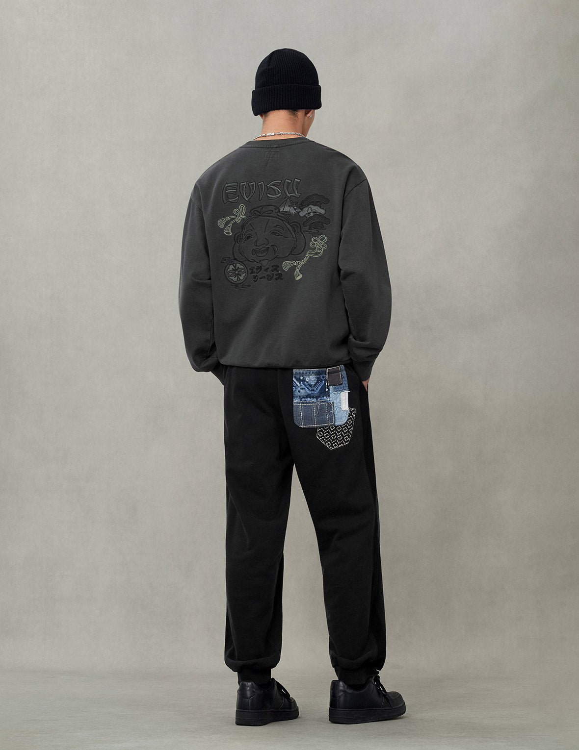 Godhead and Logo Embroidery Relax Fit Sweatshirt