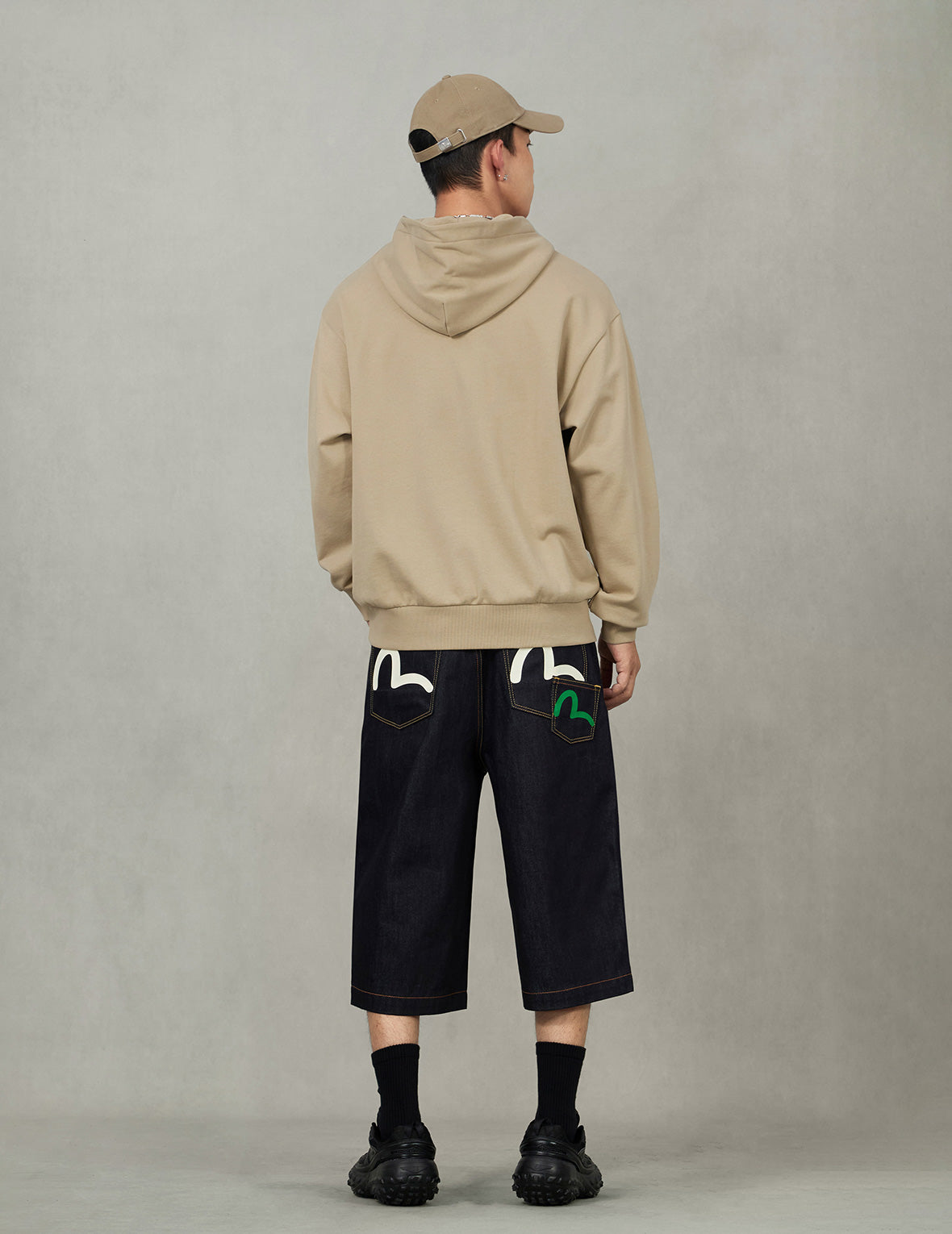 Seagull Print Relax Fit Hoodie – EVISU