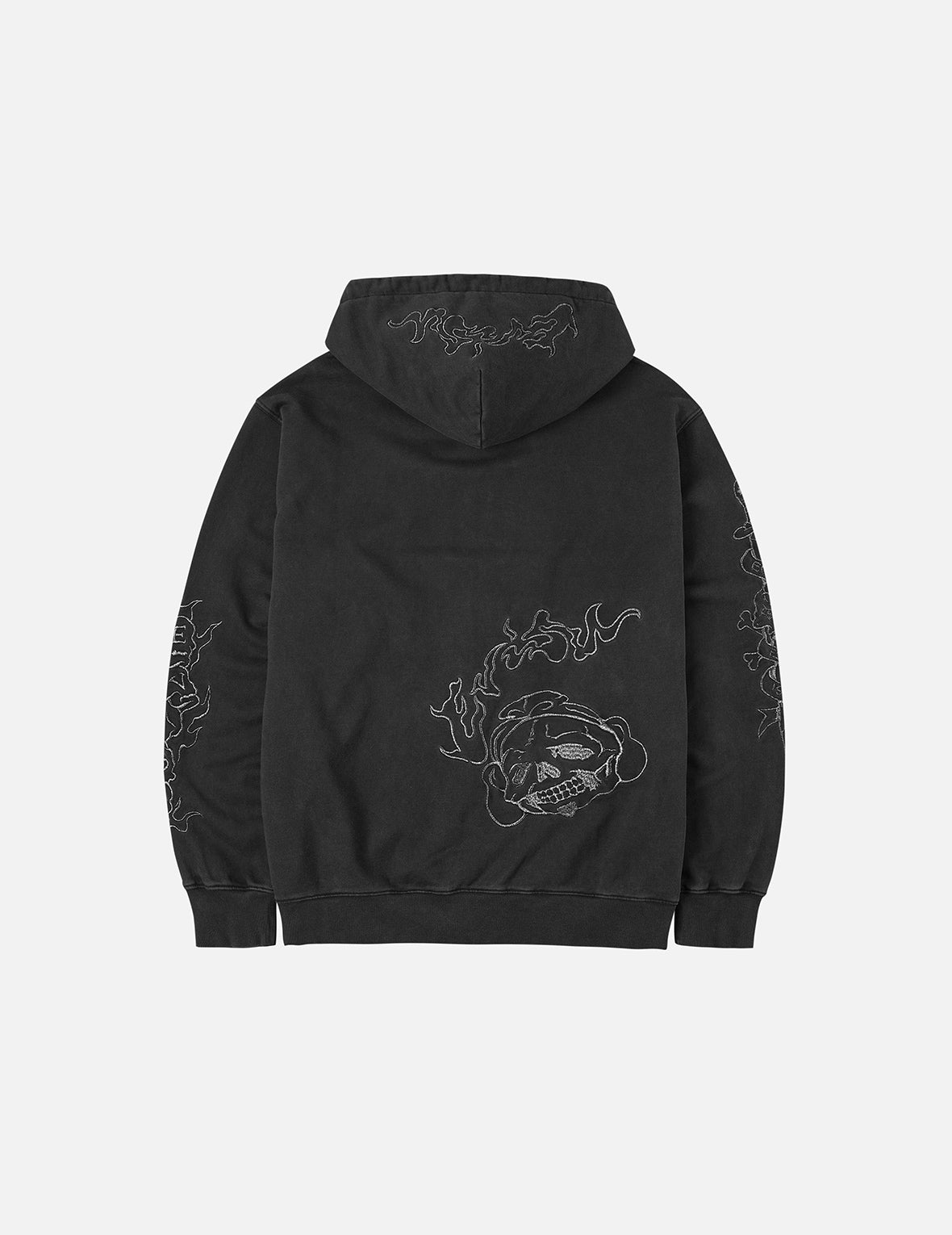 Tattoo Styles Embroidery Oversized Hoodie Jacket – EVISU
