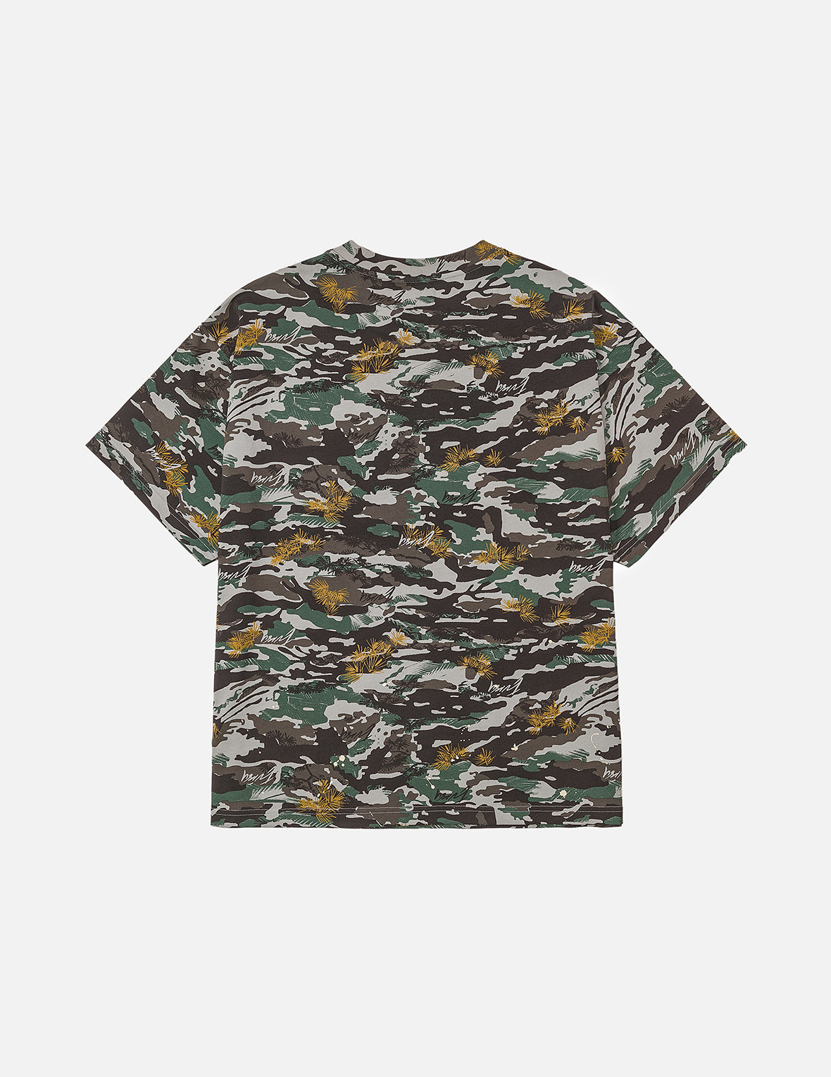 Graffiti-Style Seagull and Logo Print Relax Fit T-Shirt – EVISU