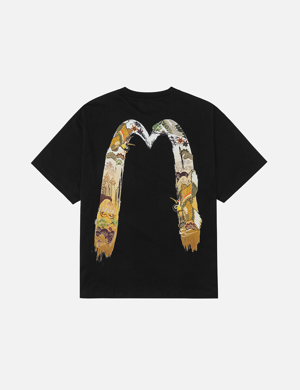 【海外デザイン】【正規品】EVISU　Tシャツ Multi-print and Multi-pocket Regular Fit T-shirt – EVISU