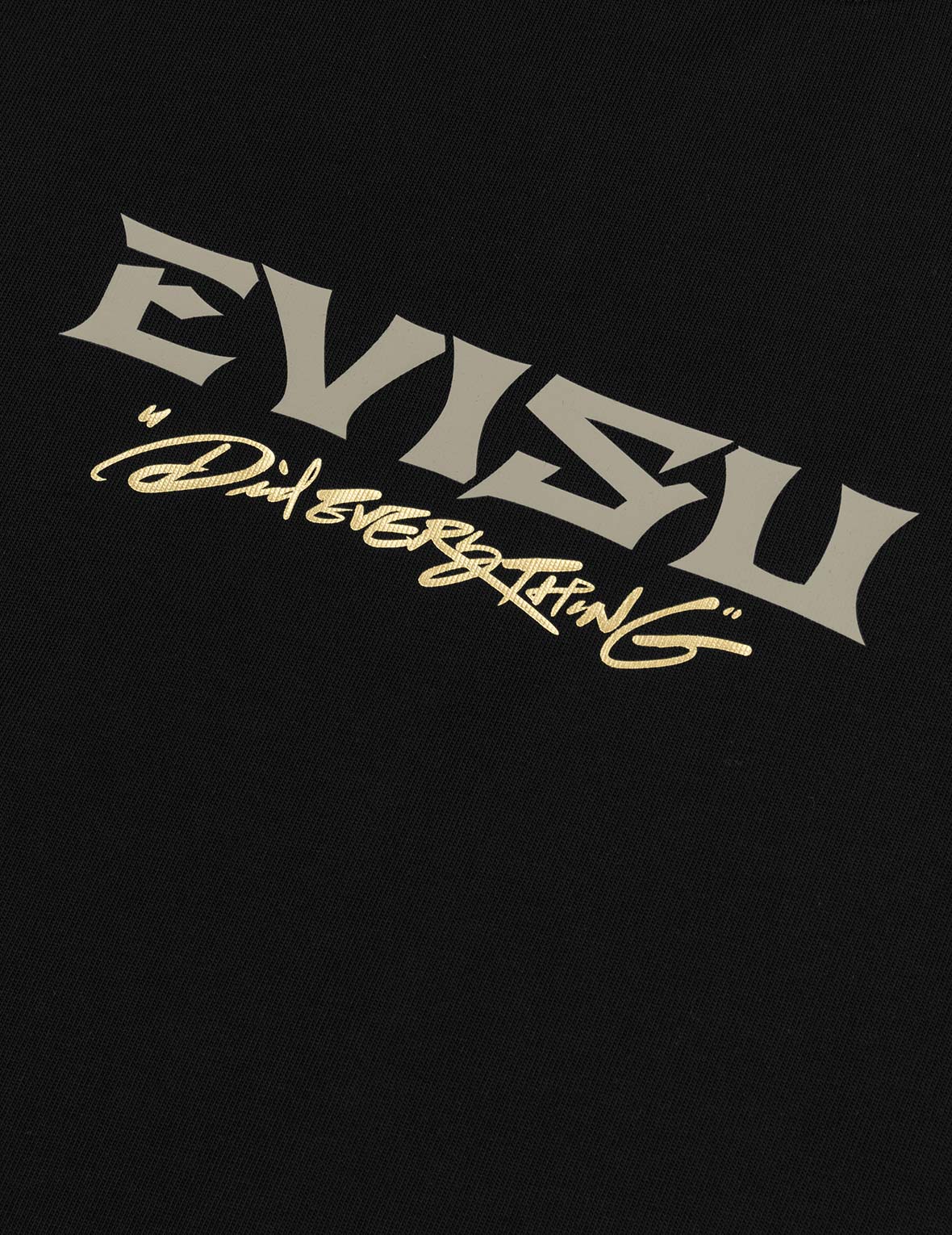 Crane and Logo Print Loose Fit T-shirt – EVISU