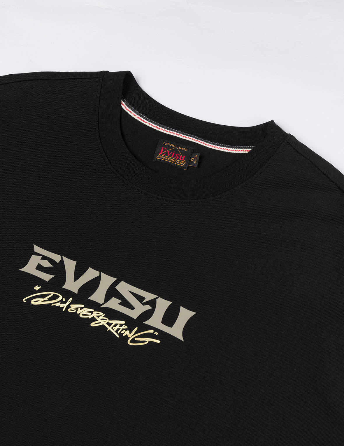 Crane and Logo Print Loose Fit T-shirt – EVISU