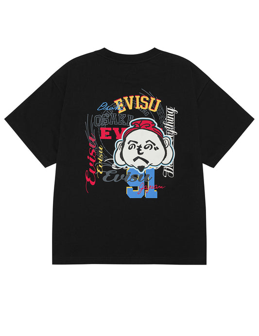 Henohenomohe Godhead Embroidery Relax Fit T-Shirt