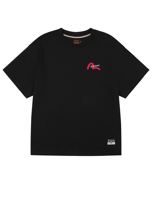 Henohenomohe Godhead Embroidery Relax Fit T-Shirt