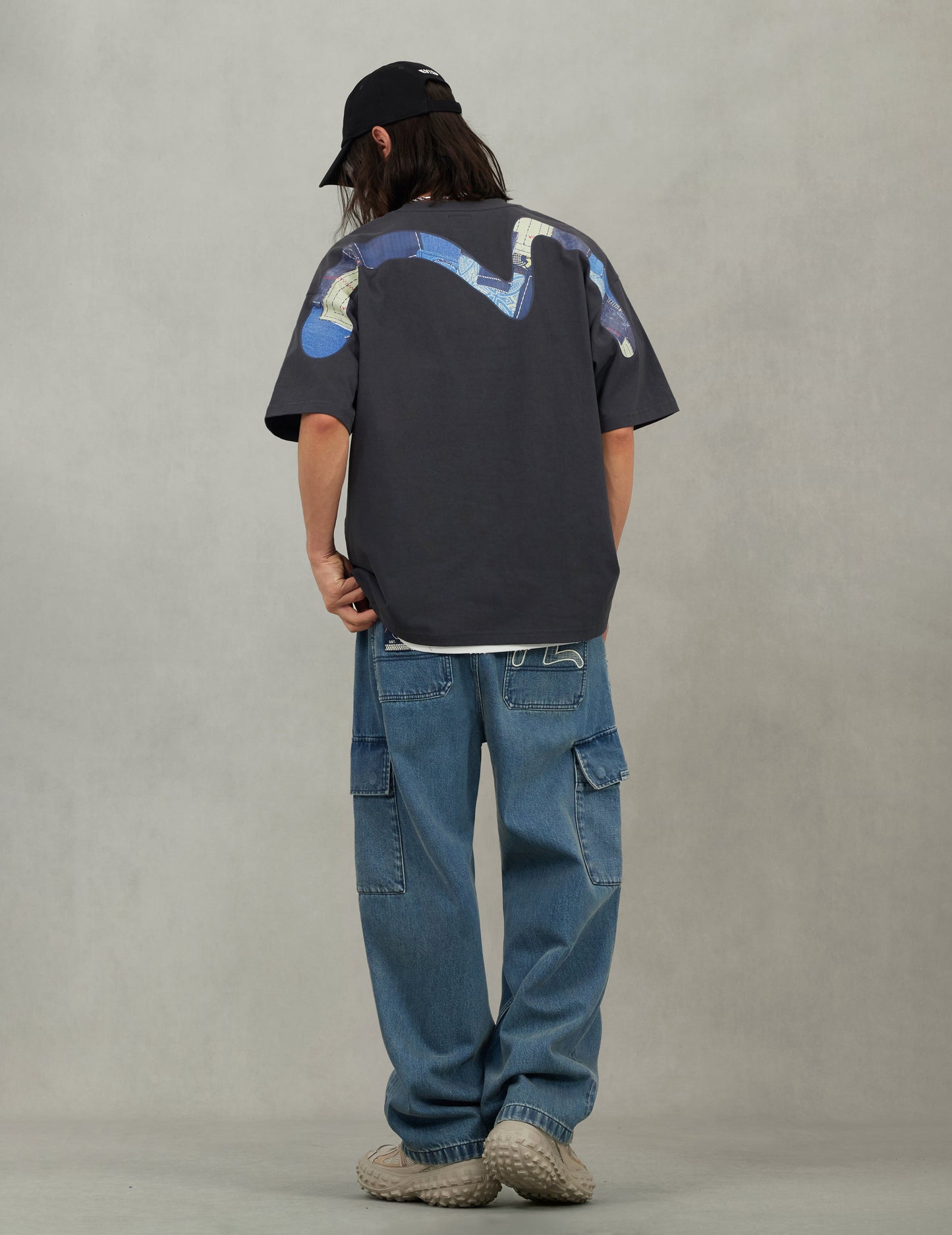 Sashiko Daicock Relax Fit T-Shirt