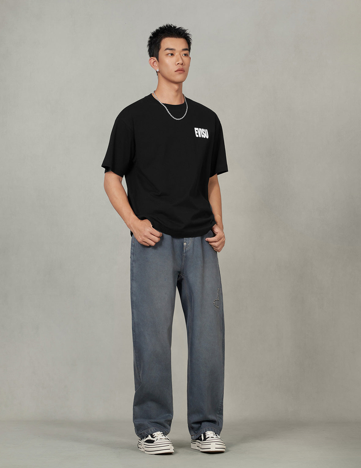 Graffiti-style Daicock Print Relax Fit T-shirt – EVISU