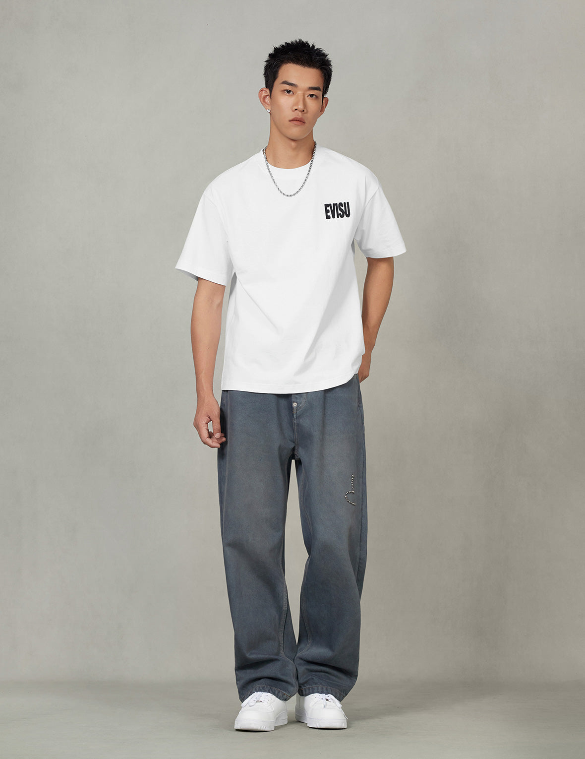 Graffiti-style Daicock Print Relax Fit T-shirt – EVISU