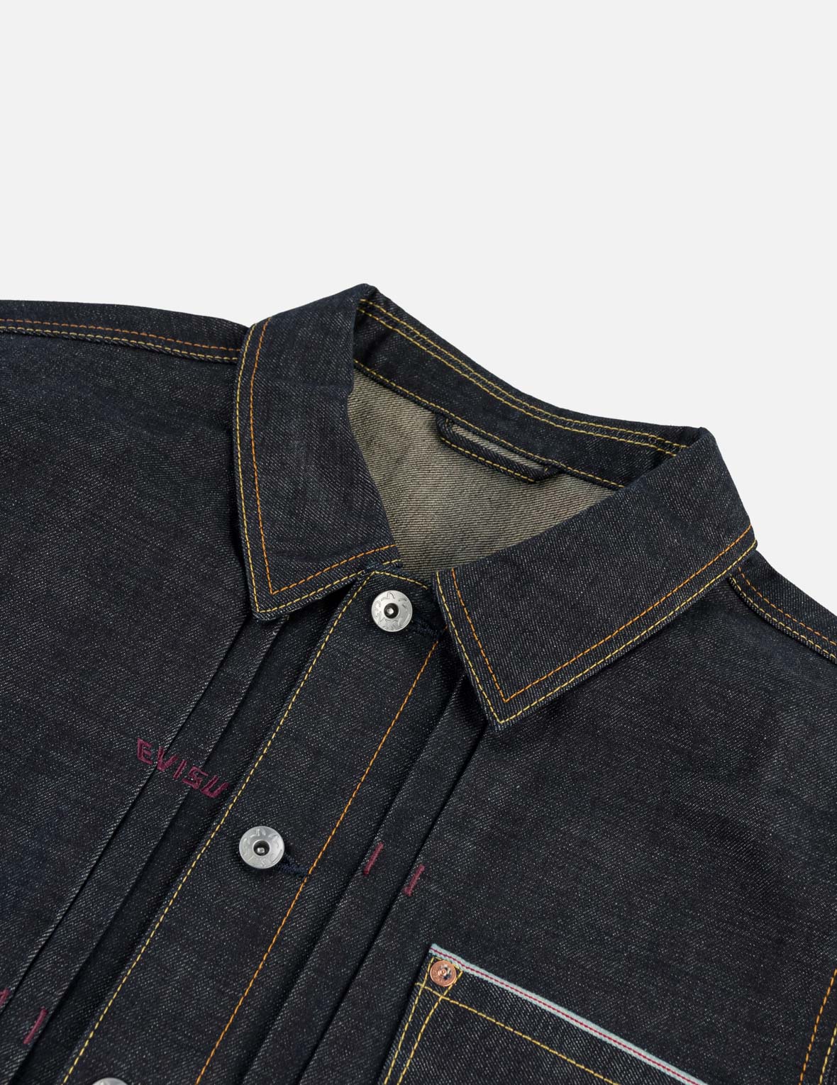 Flying Dragon Embroidered Denim Jacket – EVISU