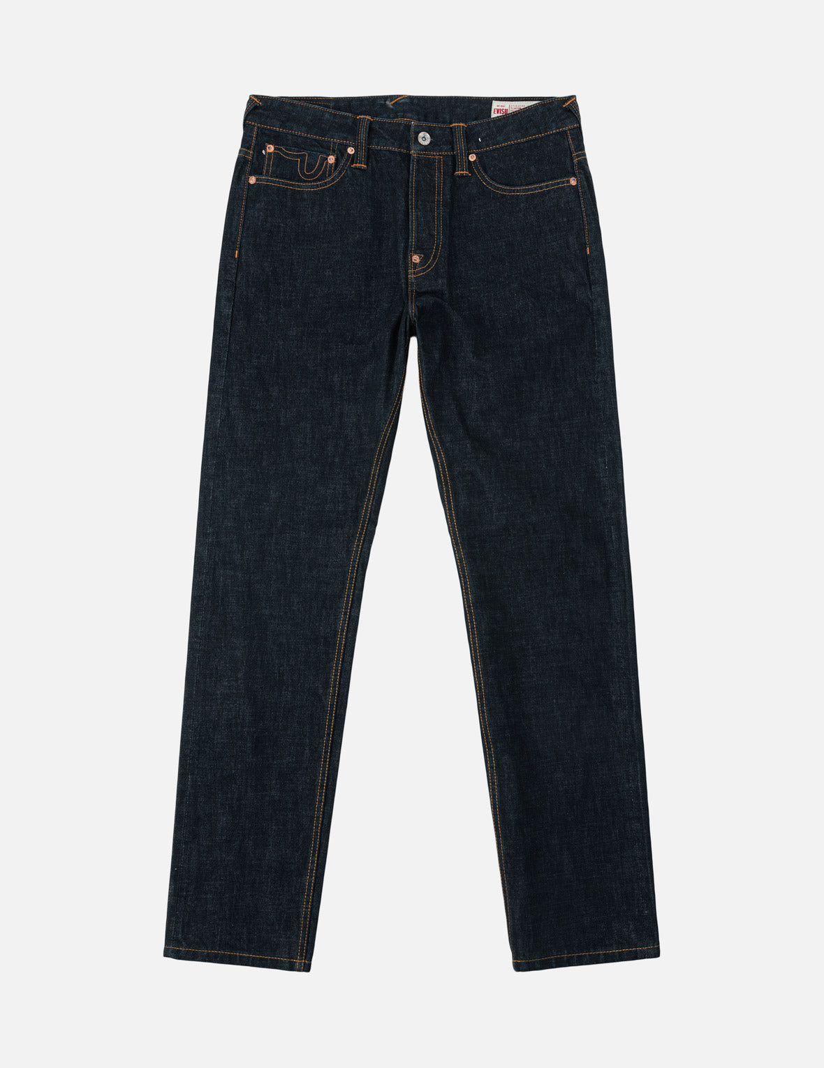 Grey & White Seagull Print Pocket Selvedge Jeans #2017