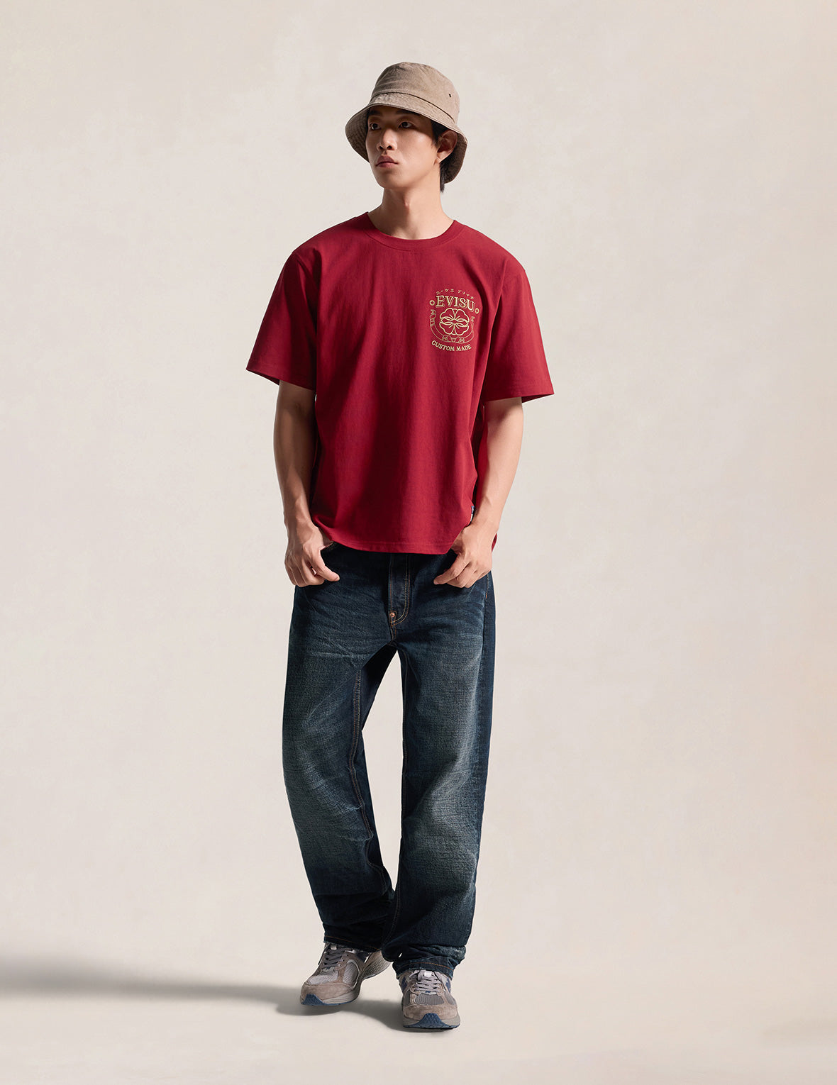 Kamon Daicock Puff Print Jeans #2020