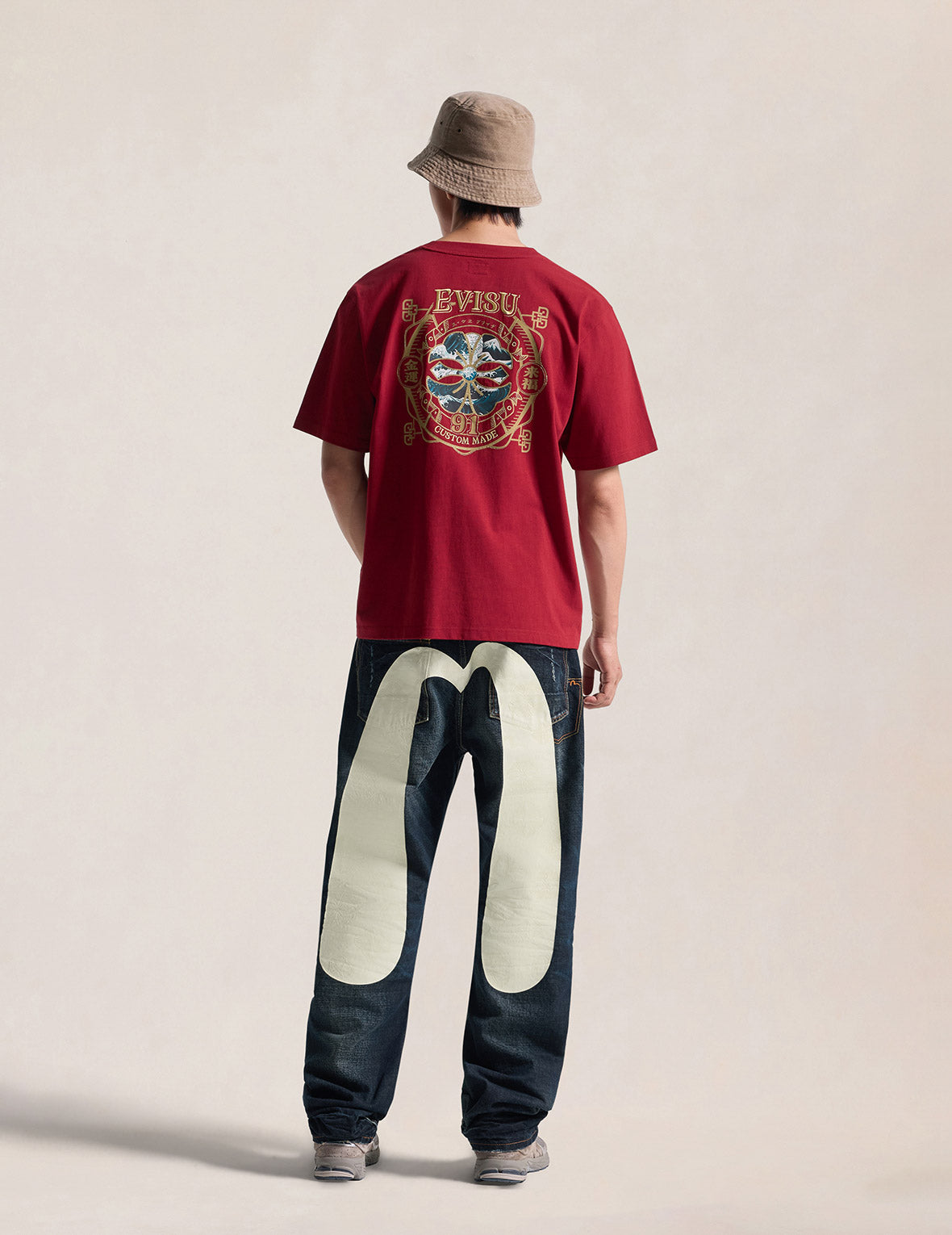 Kamon Daicock Puff Print Jeans #2020