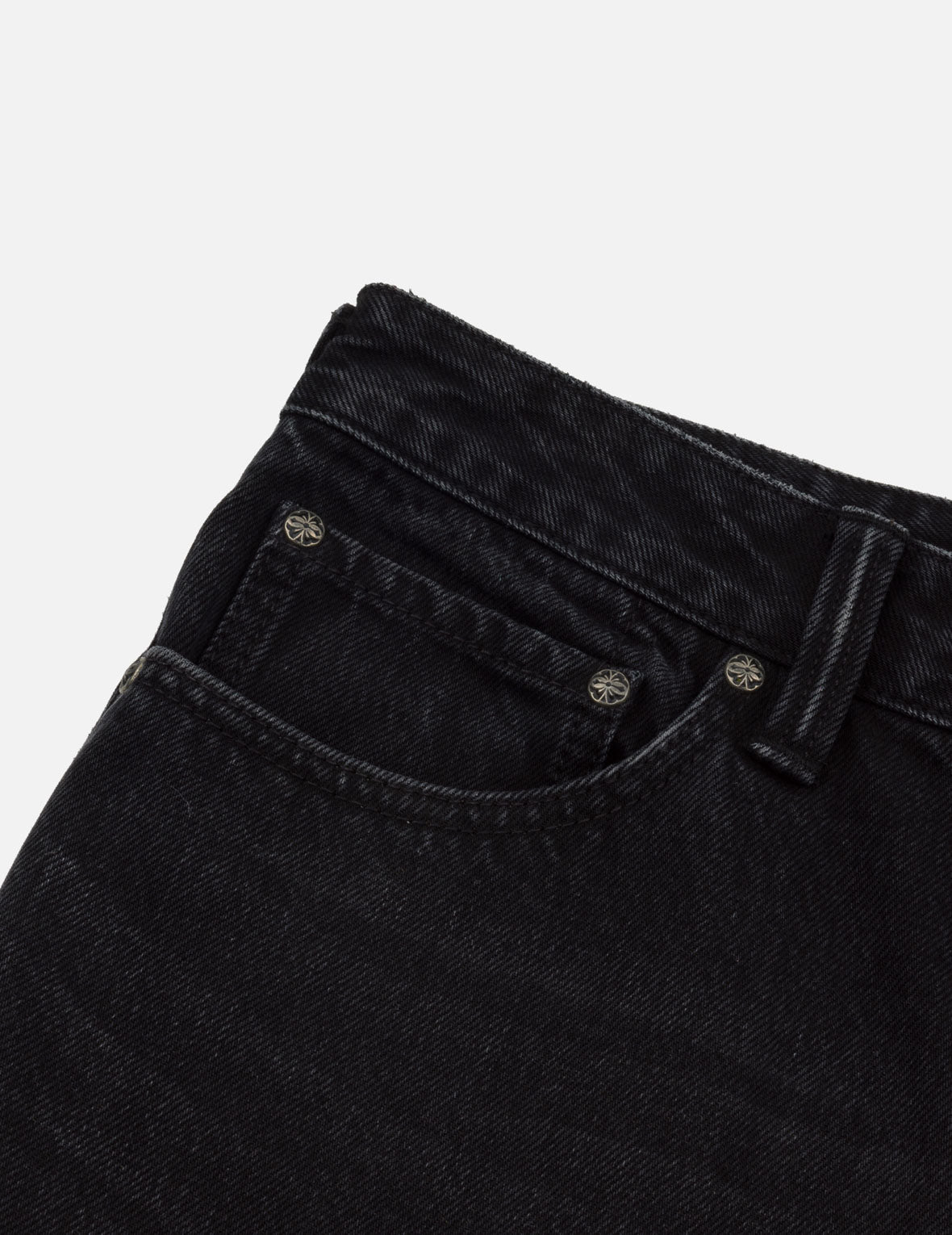 Leather Patchwork Daicock Denim Jeans