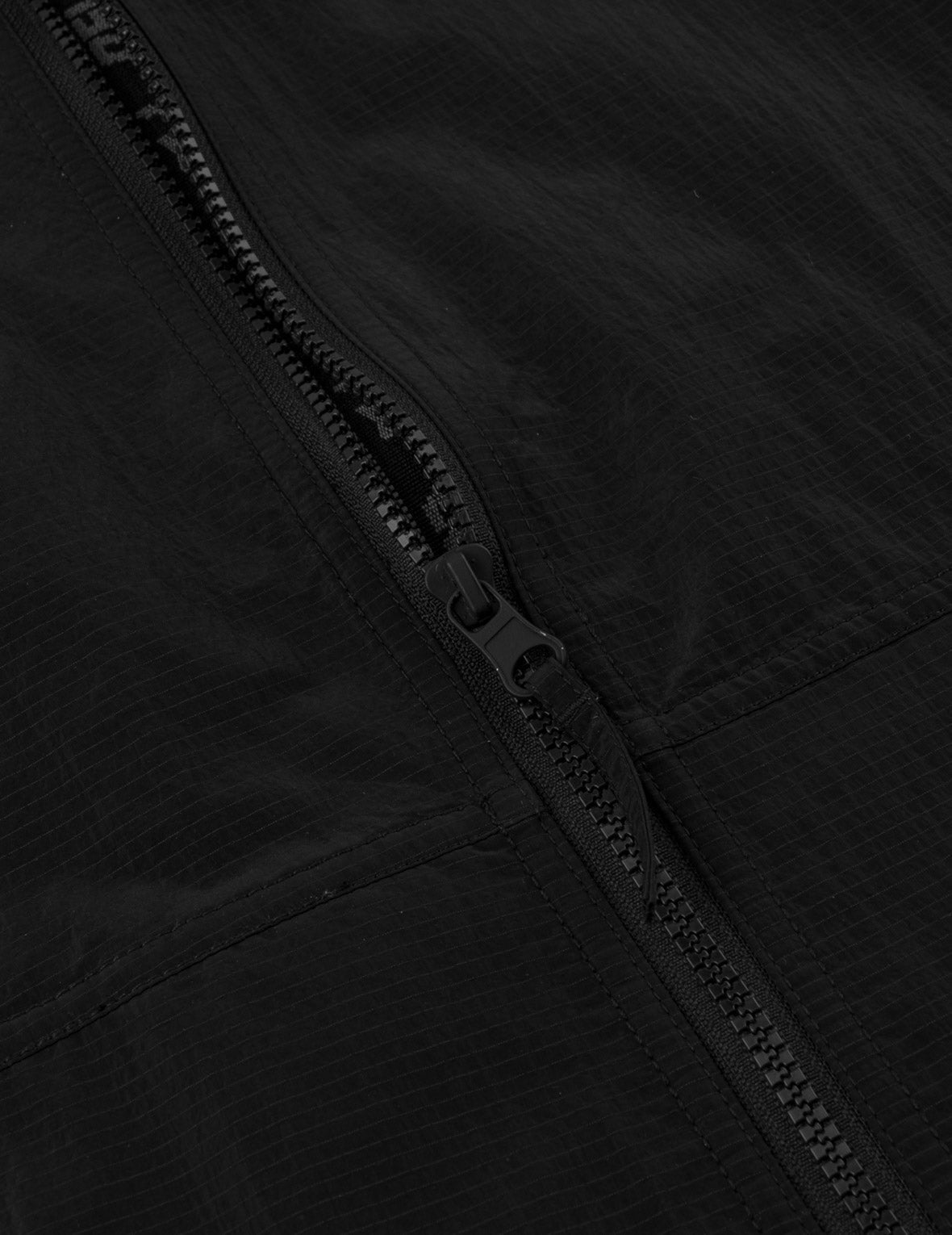 Logo Embroidered Zip-Up Windbreaker