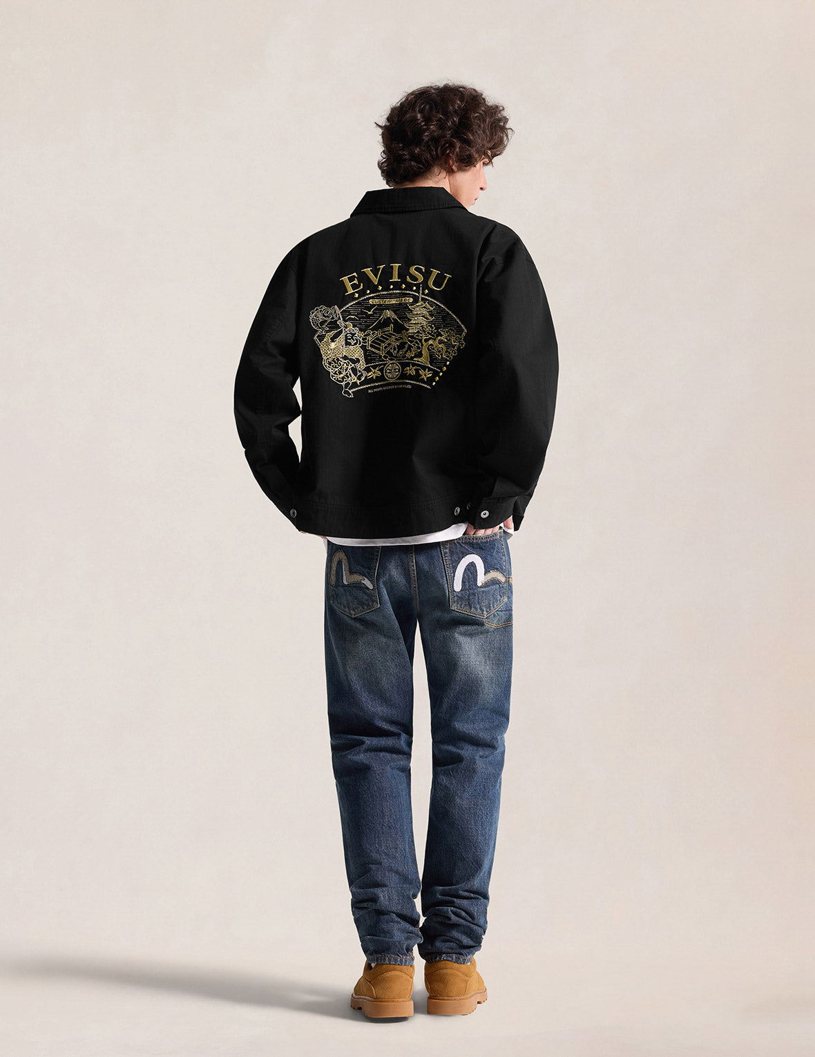 Gold Embroidery Studded Jacket