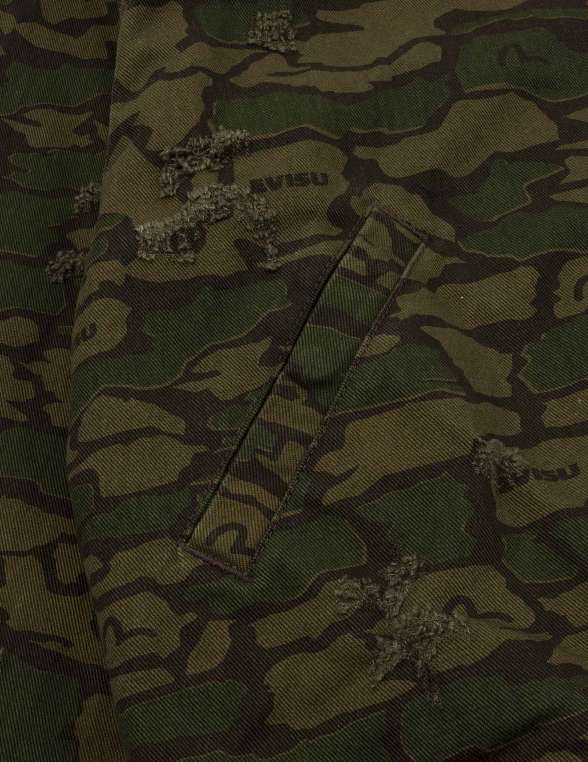 Light Padded Ishigaki Camouflage Bomber Jacket