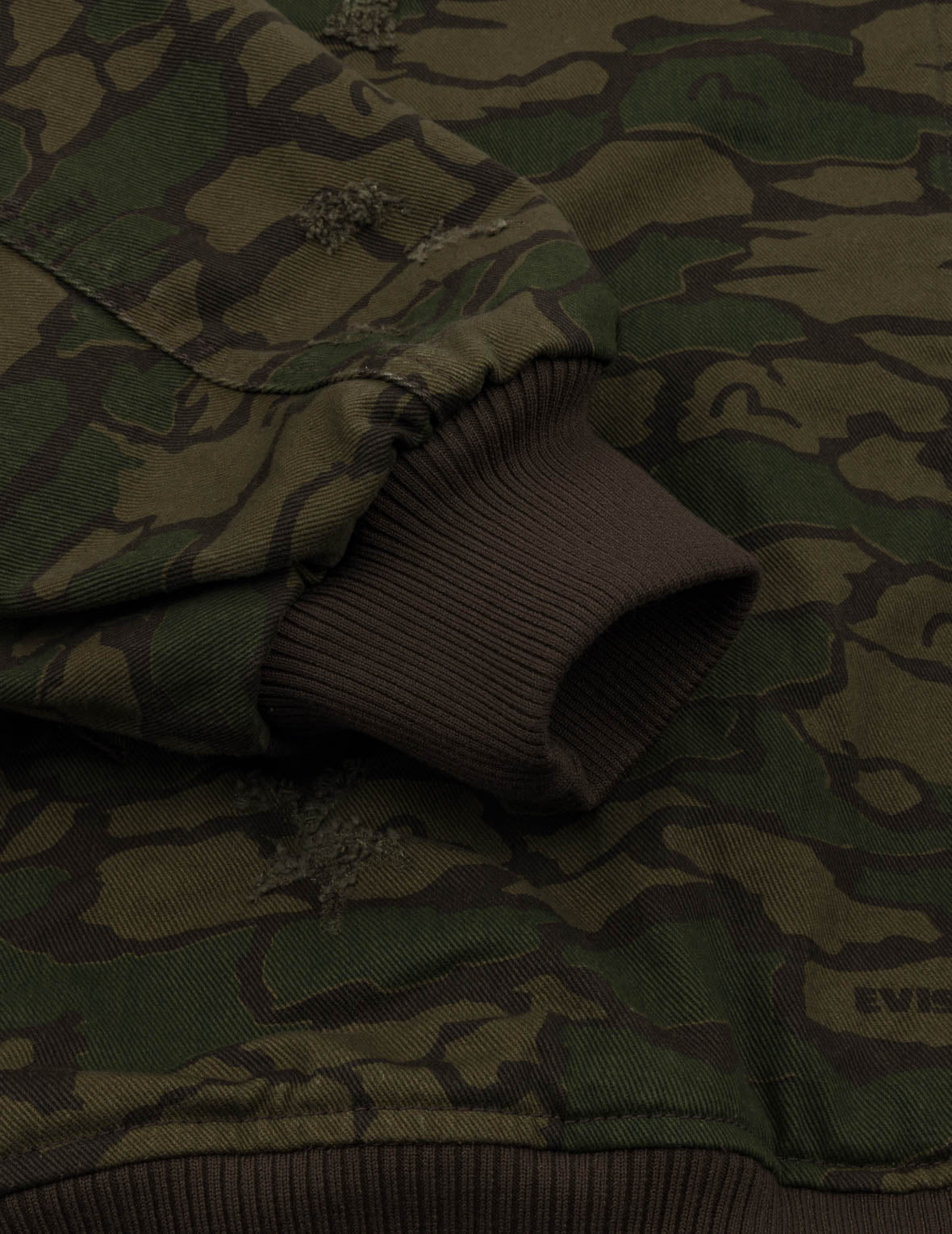 Light Padded Ishigaki Camouflage Bomber Jacket