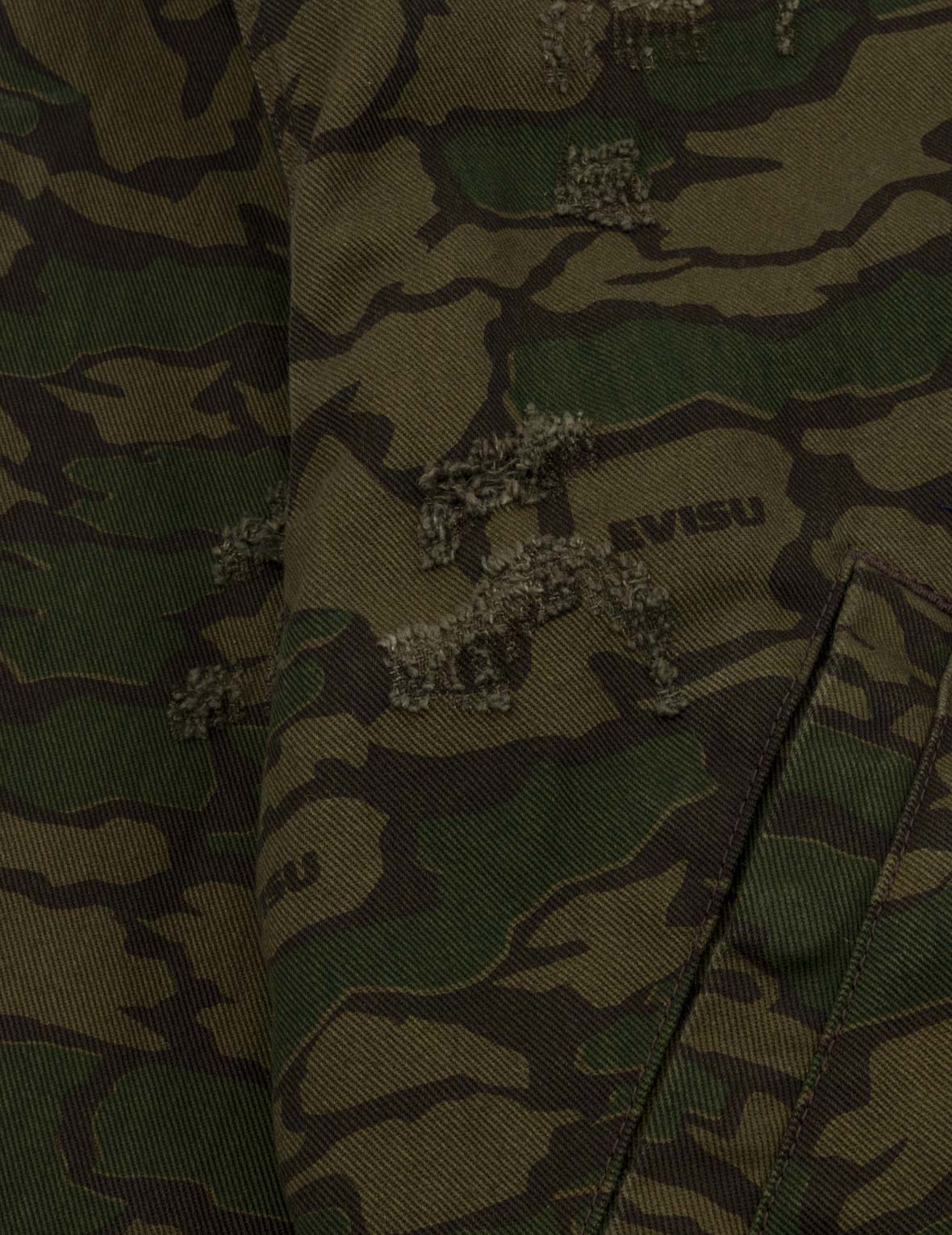 Light Padded Ishigaki Camouflage Bomber Jacket