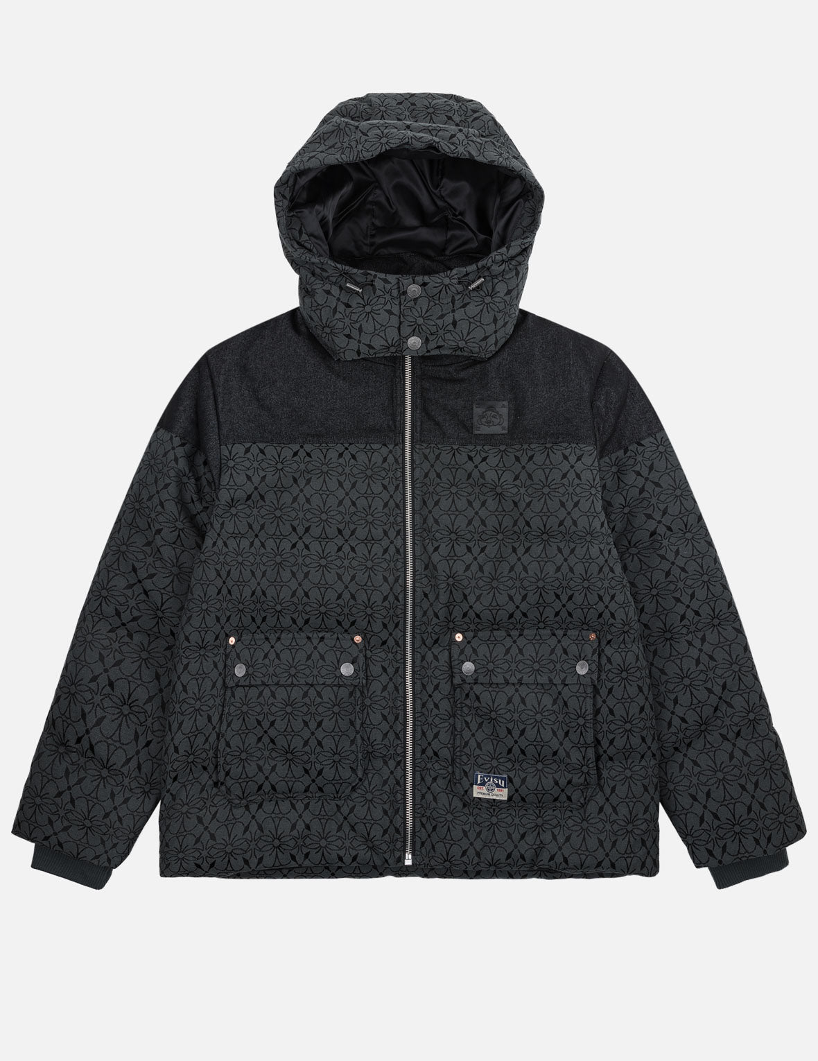 Kamon All-Over Jacquard Down Jacket