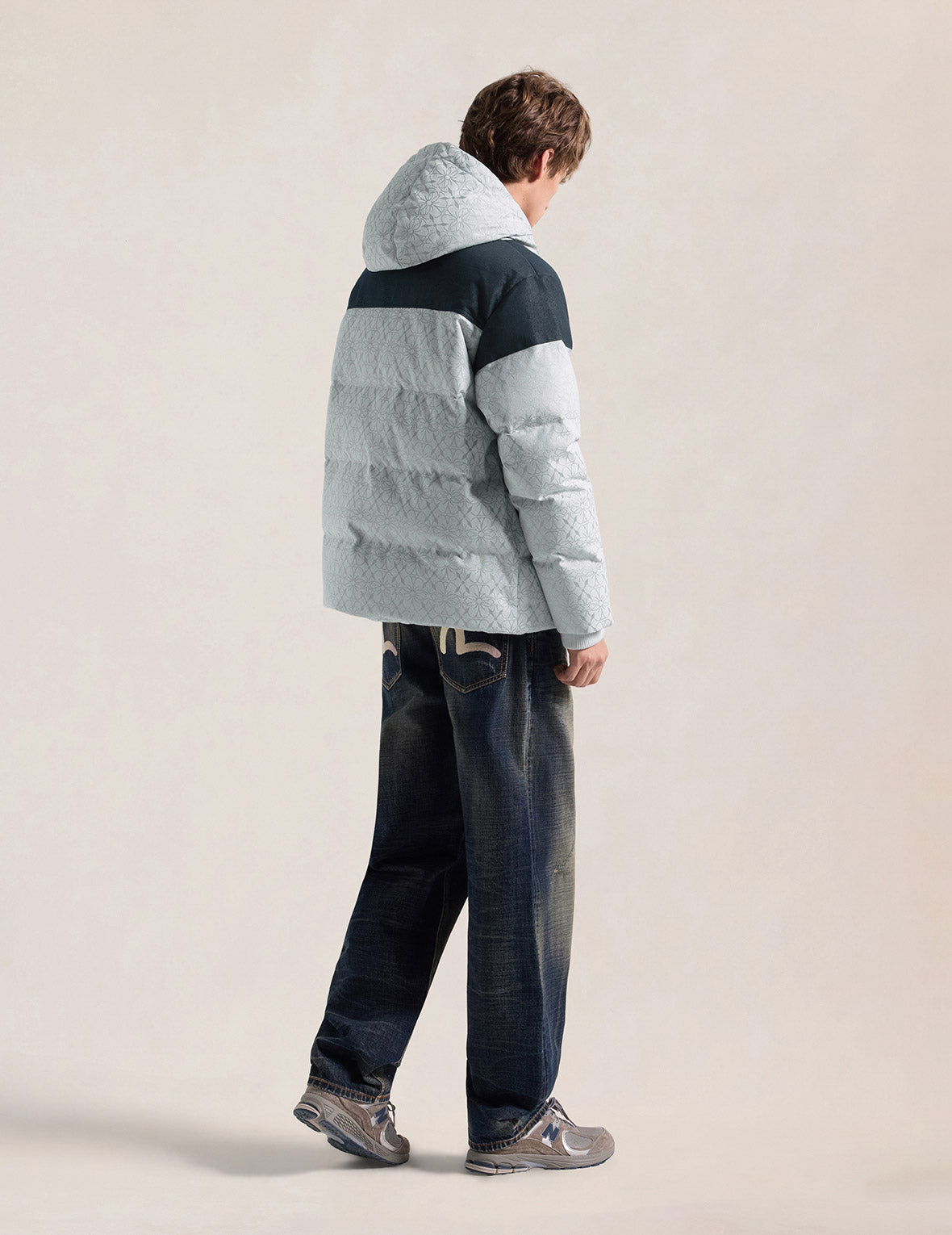 Kamon All-Over Jacquard Down Jacket