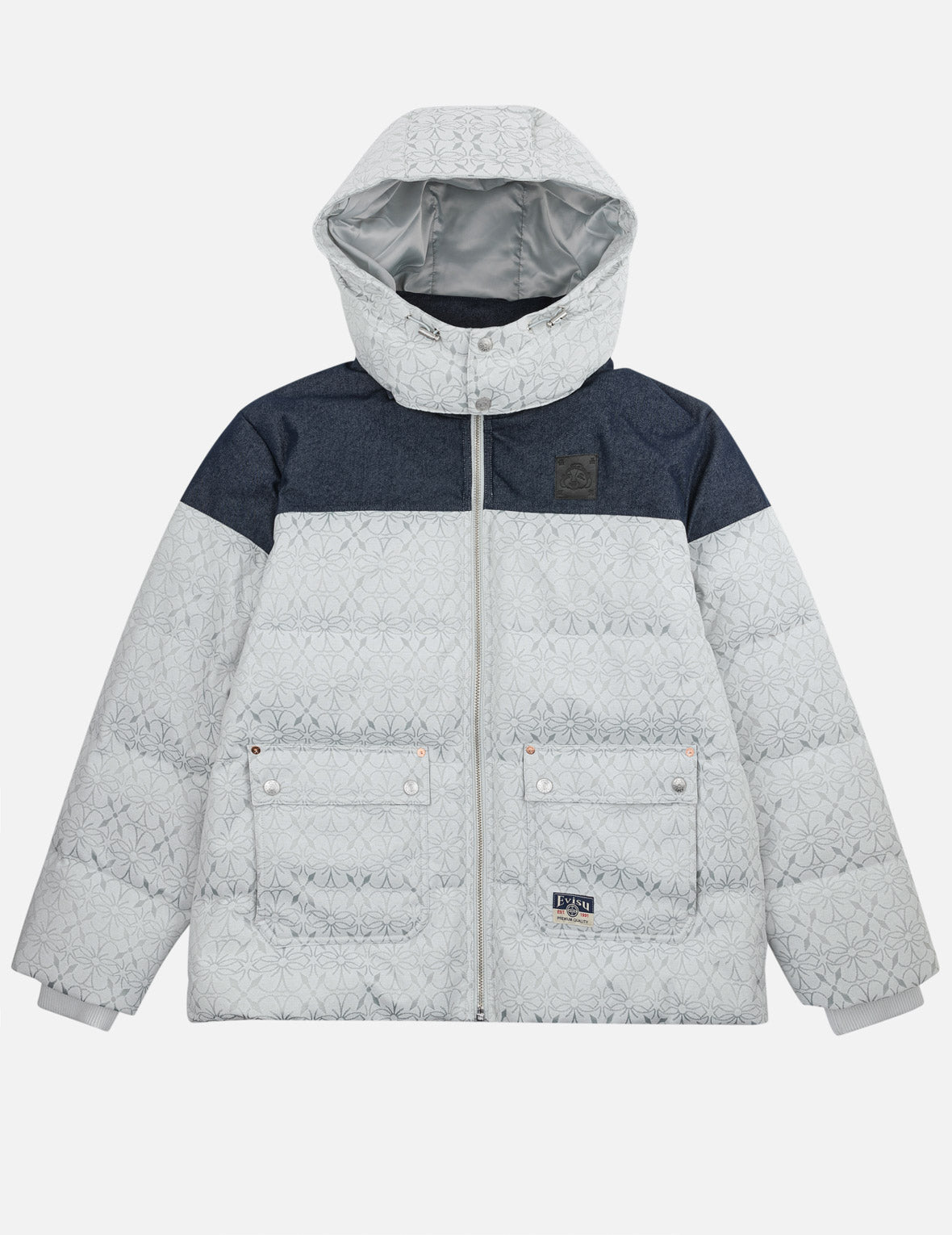 Kamon All-Over Jacquard Down Jacket