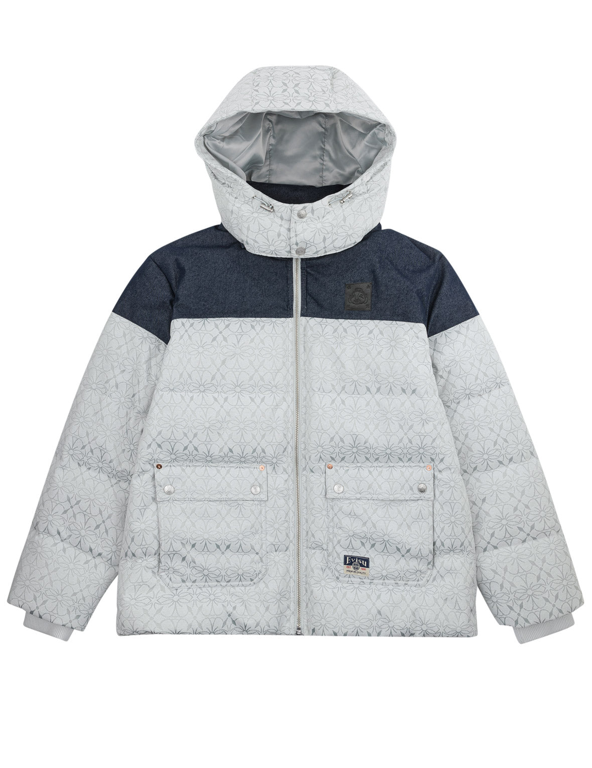 Kamon All-Over Jacquard Down Jacket