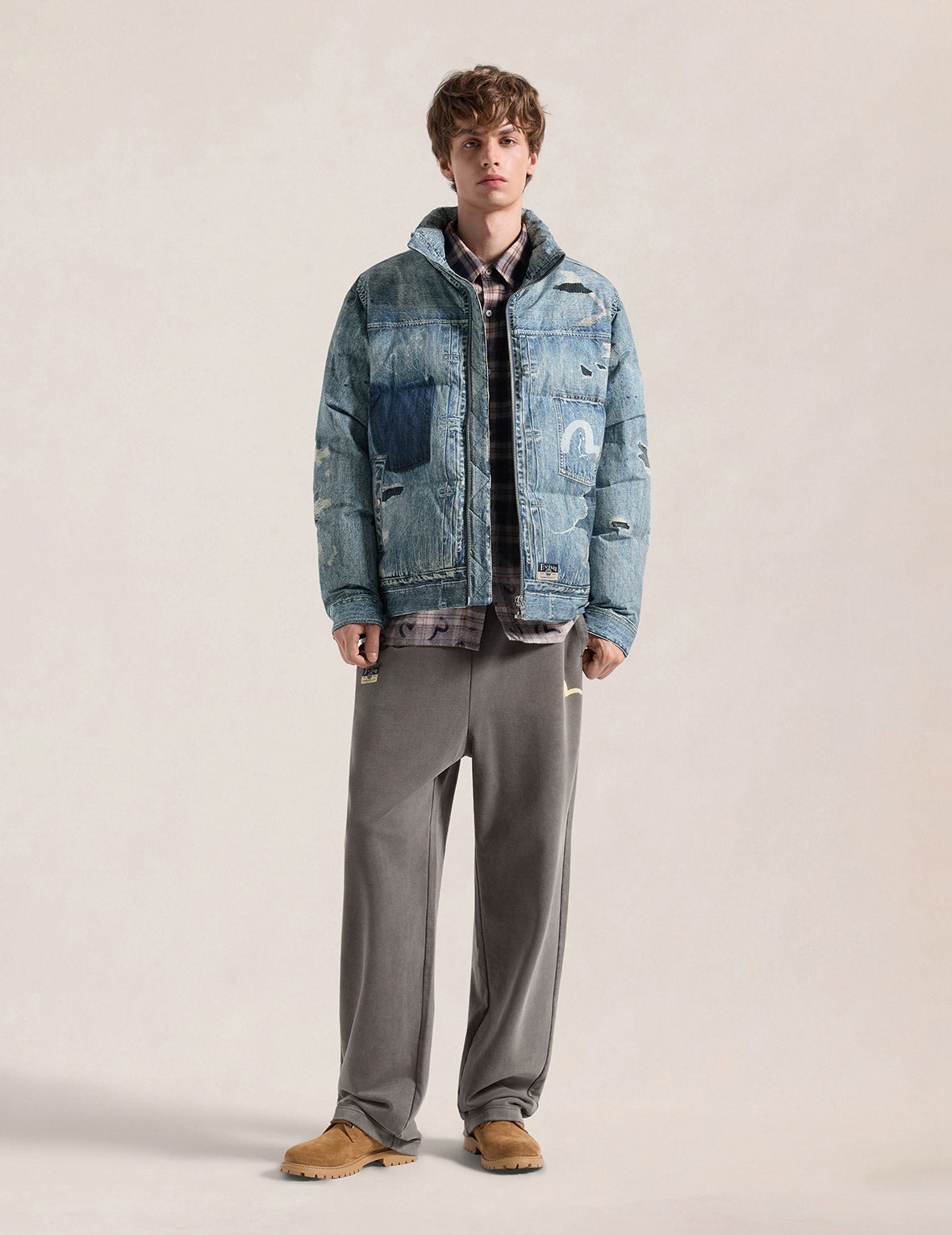 Tonally Panelled Daicock Sweatpants