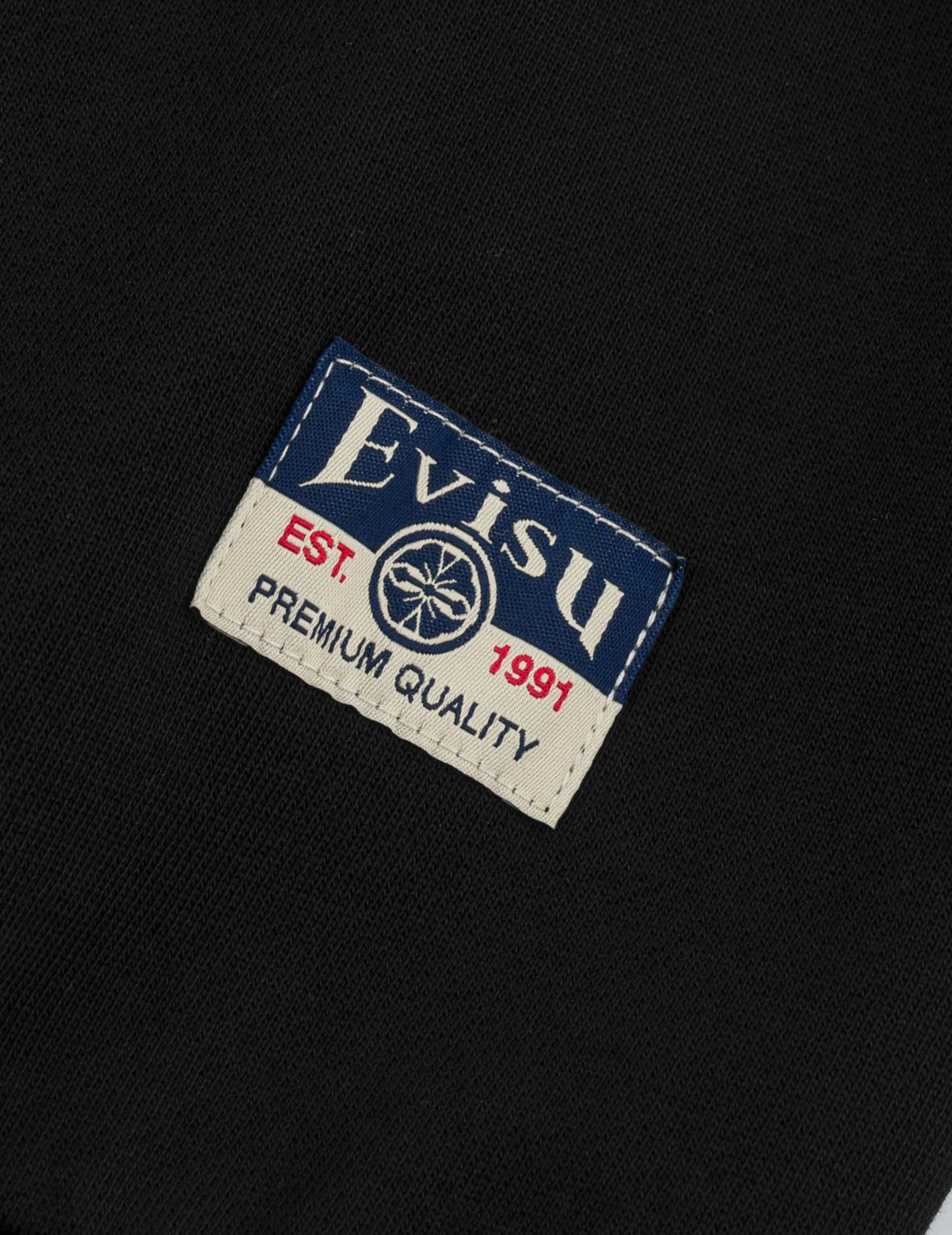 Raw-Edge Seagull Embroidered Sweatshirt